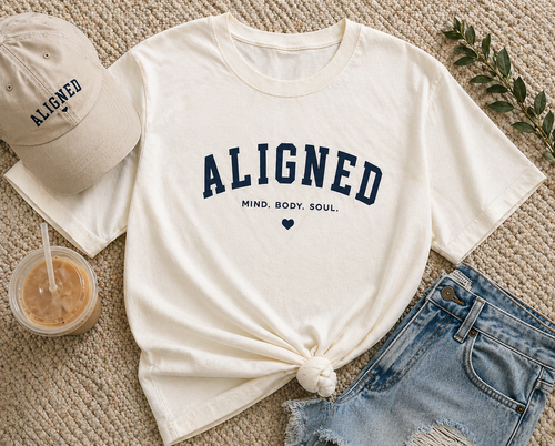 Aligned Tee Ivory
